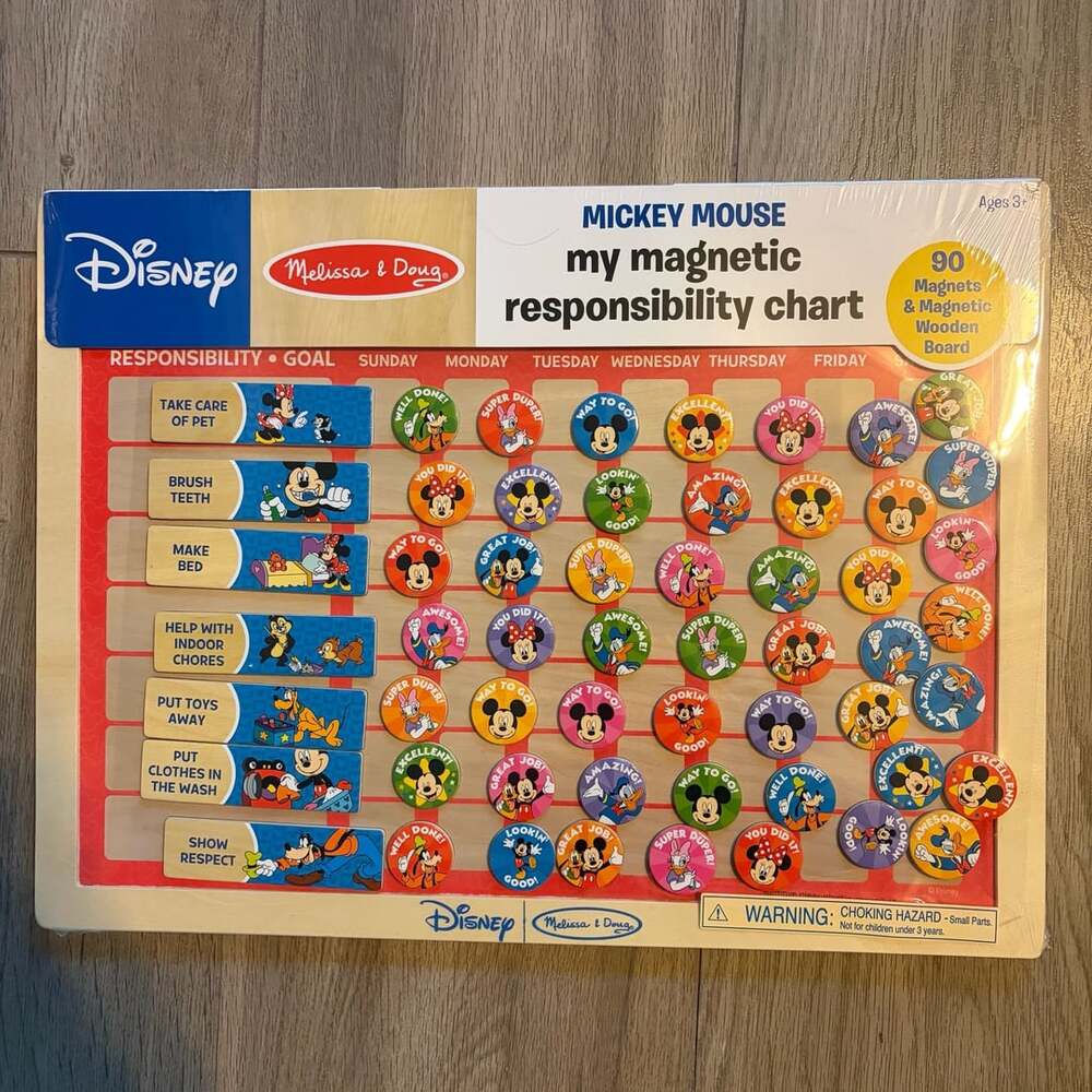 Melissa & Doug Disney Mickey Mouse My Magnetic Responsibility Chart